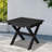 Kahn Rectangular HDPE Outdoor Folding Side Table-1459865146