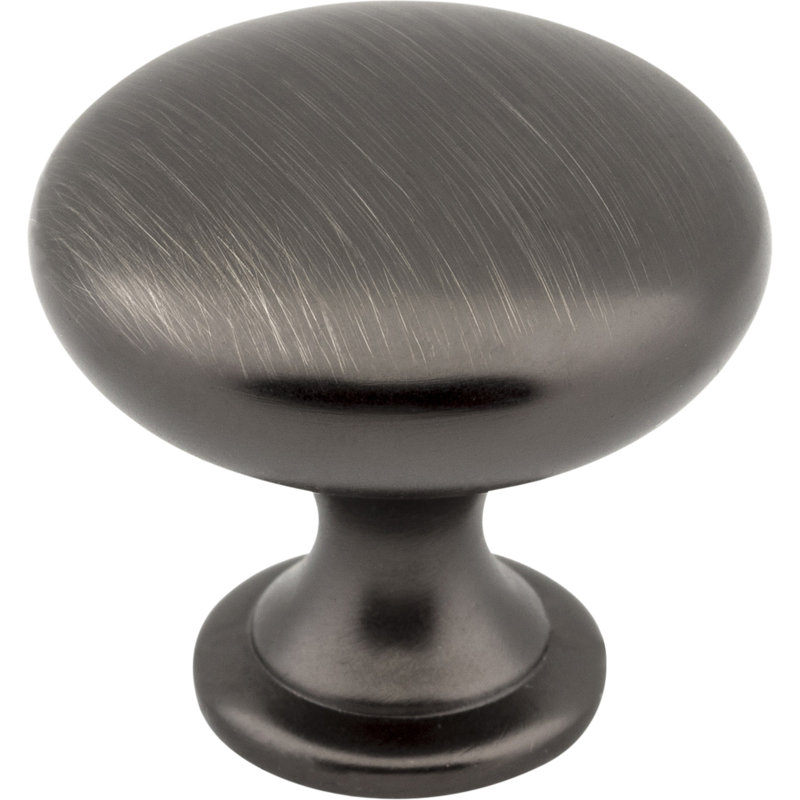 Madison 1 3/16" Diameter Mushroom Knob, Brushed Pewter