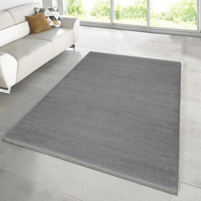 Bella Solid Colour Hand Hooked Area Rug