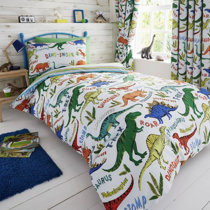 GC GAVENO CAVAILIA Prehistoric Dino Double Duvet Cover and Pillowcase Set