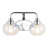 Daulton Iron/Seeded Glass Cottage Rustic LED Vanity Light-1588011387-1531401945