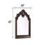 Miroir de style traditionnel avec cadre en bois