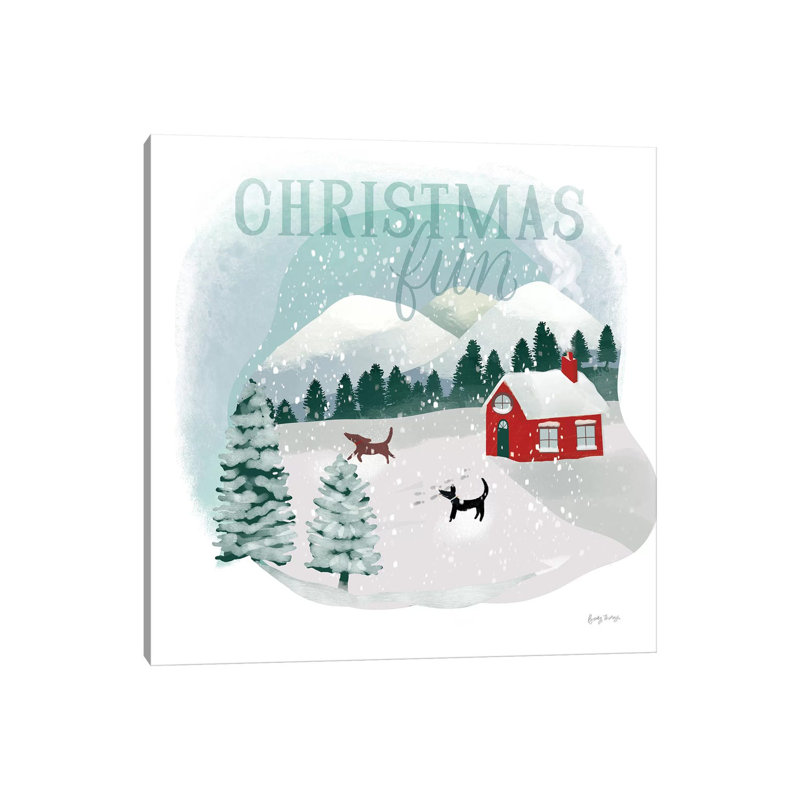 Winter Wonderland III by Becky Thorns - Wrapped Canvas Print, 30.48 cm H x 30.48 cm W