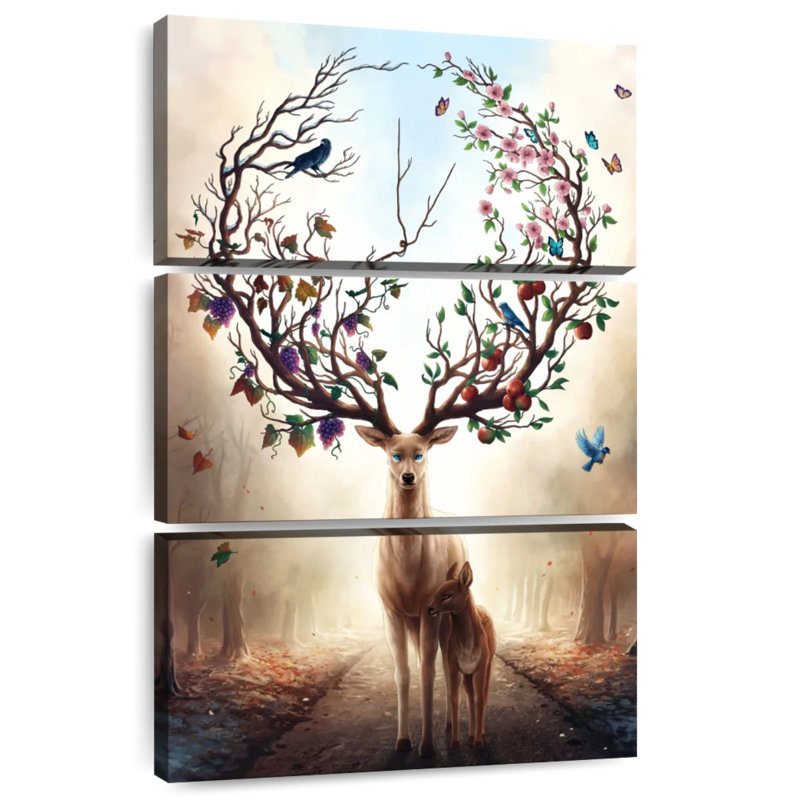 Kelan Seasons Change, 74" H x 48" W