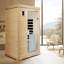 Two-Person Far-Infrared Hemlock Indoor Sauna Room