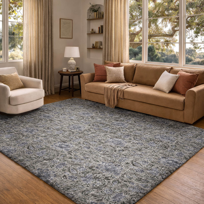 Tapis à poil long de qualité supérieure lavable à la machine ADS660, Kaki, 3 pi x 5 pi