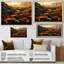 «Orange Desert Sun In Bold Landscape III - Solar Panneaux», art mural-1846626623-1846626616