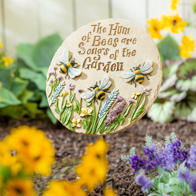 Salko Humming Bees Springtime Garden Stone