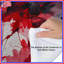 Édredon abstrait rouge et noir-123093187
