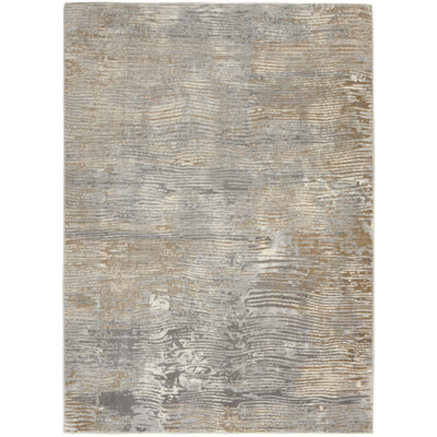 Tapis gris moderne Golda