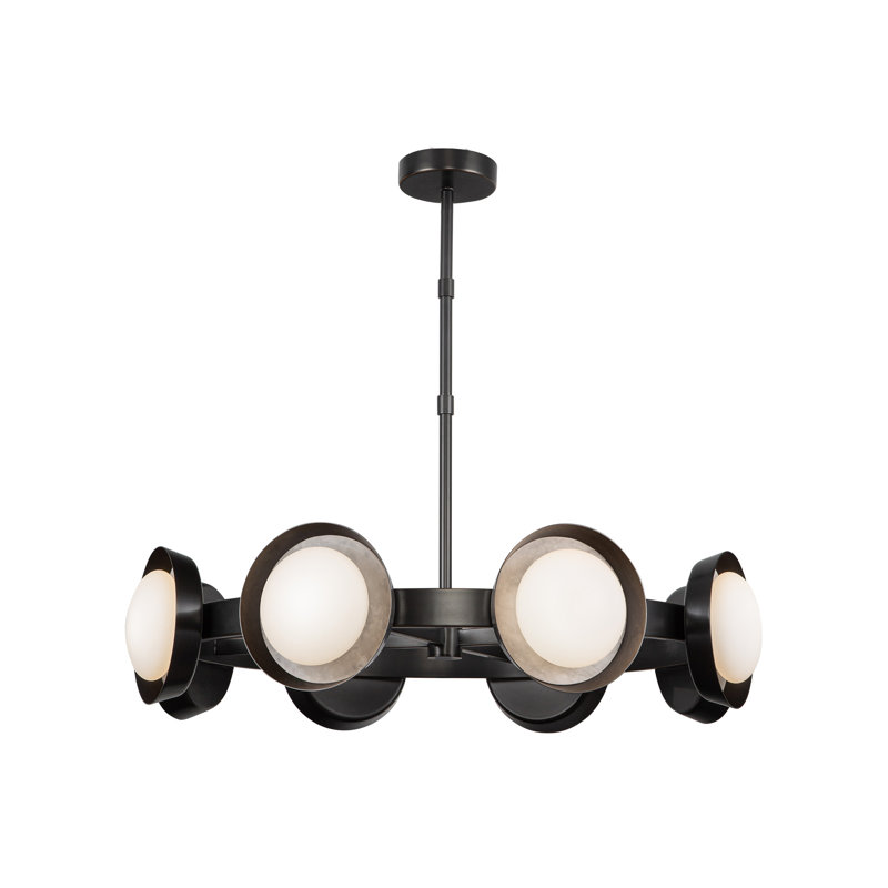 Alonso 8 - Light LED Chandelier, Urban Bronze