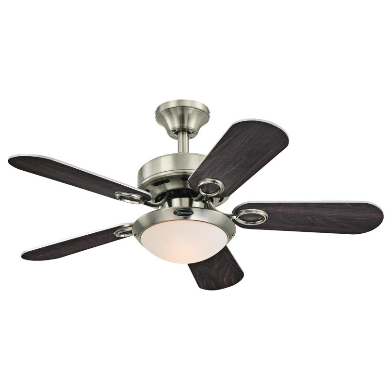 Cassidy 36'' Brushed Nickel Ceiling Fan with LED Light