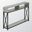 Table d'appoint à 2 tablettes avec pieds en métal Baretta-218837094