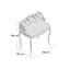Allevard Solid Wood Top Writing Desk