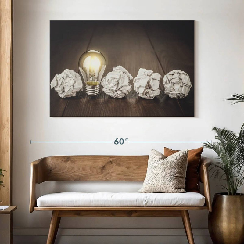 Alcaraz Bright Idea, 32" H x 48" W