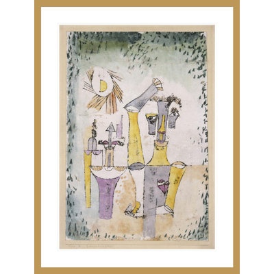 «Black Magic» par Paul Klee - impression giclée sur cadre