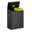 Steel Step On Recycling Bin - 60L