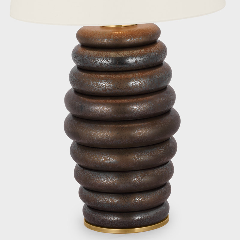 Phoebe Table Lamp, Crystal Bronze