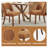 Upholstered Dining Side Chairs Set of 4-705286537
