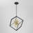 Lorola 6 - Light Steel Dimmable Geometric Chandelier