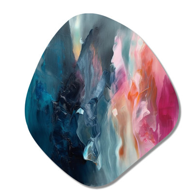 Chinwe - Abstract Nebula Shape Asymmetric Metal Wall Art