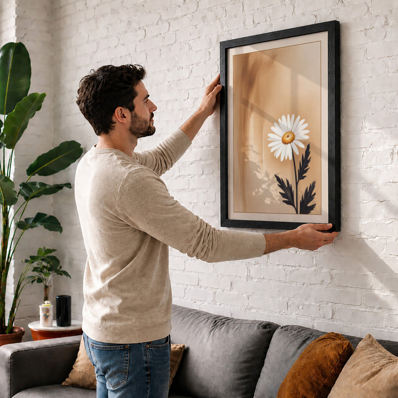 Single Stem In Botanical - Print, A3 - 42.0 x 29.7 cm, Oak
