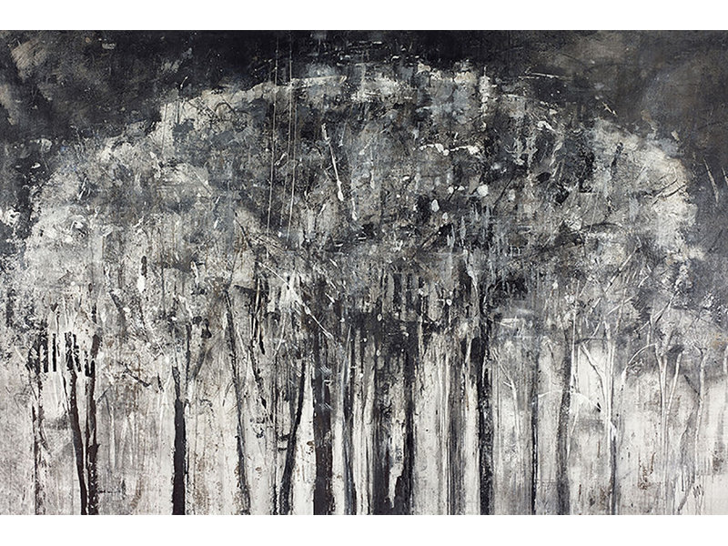 Carbon Forest Painting by Chelsea Art Studio, 36" H x 50" W, Outdoor