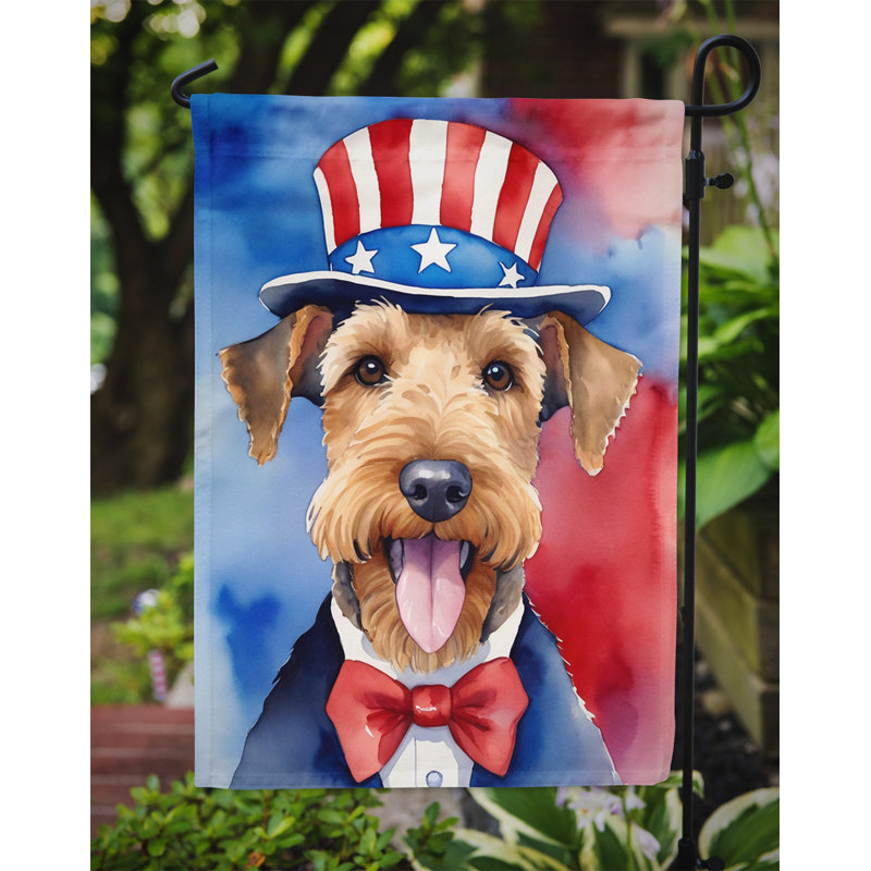 Drapeau patriotique du jardin américain, Terrier brun