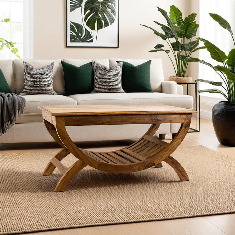 Lukats Solid Wood Coffee Table