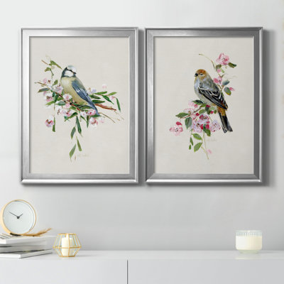 " Spring Song Blue Bird " 2 - Pieces