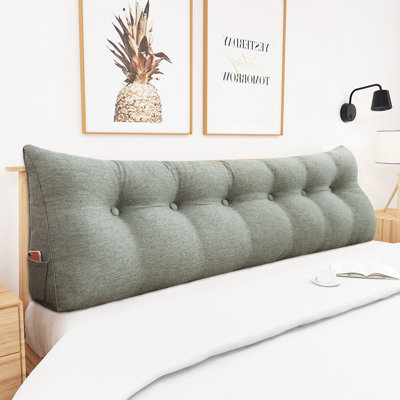 Sit-up Back Comfort Triangular Bed Rest Wedge Headboard Reading Pillow