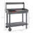 Outsunny 36'' Wooden Potting Bench Work Table With 2 Removable Wheels, Sink, Drawer & Large Storage Spaces, Gray-375475043