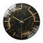 Horloge murale 12 po ronde en verre trempé avec mouvement à quartz silencieux-448814624