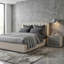 Pavira Bed With LED Lights - Stone-660950515