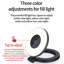 Lampe de remplissage à DEL magnétique pliable, 3 lumières à intensité variable, rechargeable, compatible avec les puces magnétiques