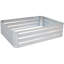 Lit de jardin surélevé rectangulaire en acier galvanisé Ippolito - argent - 48 po x 24 po x 11,75 po-1188611266-1188451416-1184900158