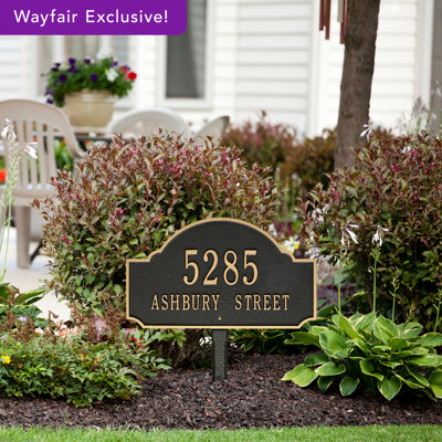 Fitzwilliams 2-Line Lawn Address Sign