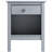 Elyria Nightstand Table 1 Drawer 18.70" with Solid Wood - Classic and Modern Bedroom by -96265433