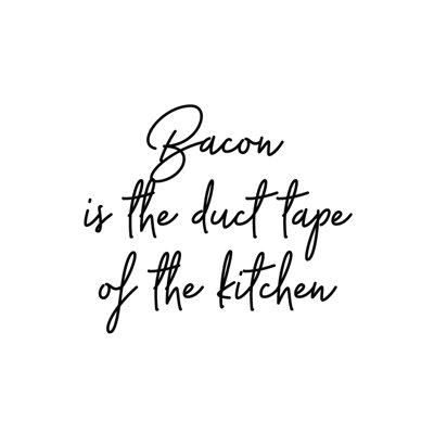 " Bacon "