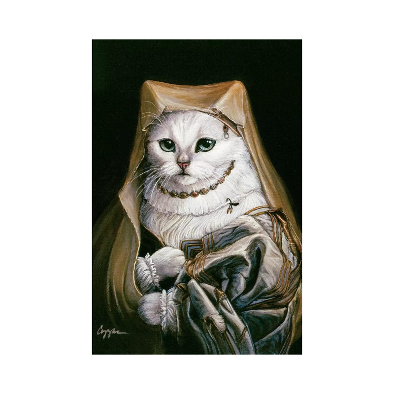 Shefa 1 Piece Painting on Canvas, 20.32 cm H x 30.48 cm W, Wrapped Canvas
