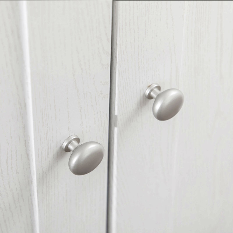 Armoire de cuisine, armoire de cuisine autoportante avec 2 portes, tablettes réglables pour la salle à manger, blanc