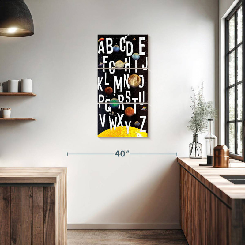 ABC Galaxy, H 38 po x l 18 po