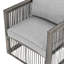 Chaise longue de patio avec coussins Avebury