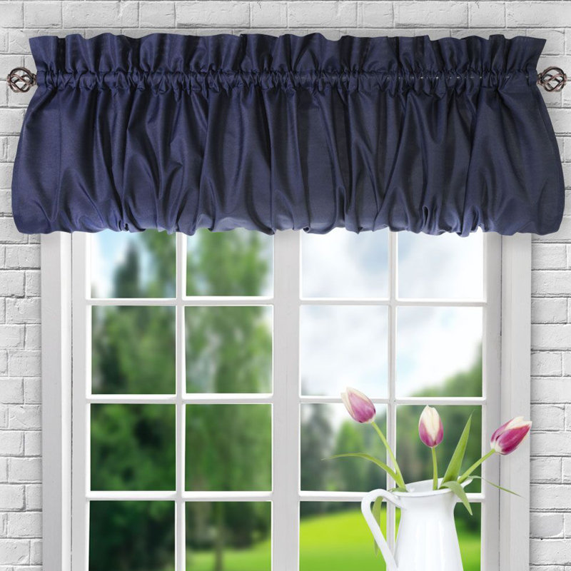 Ellis Balloon Window Valance, Navy