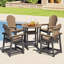  Table de bar ronde Yardgrace