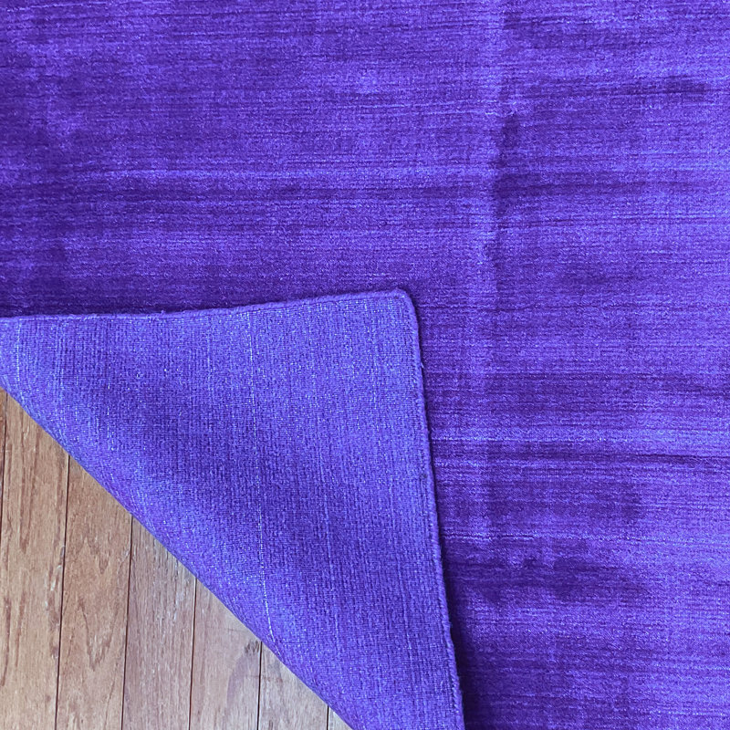 Tapis en soie noué à la main, Rectangulaire 3 pi x 5 pi