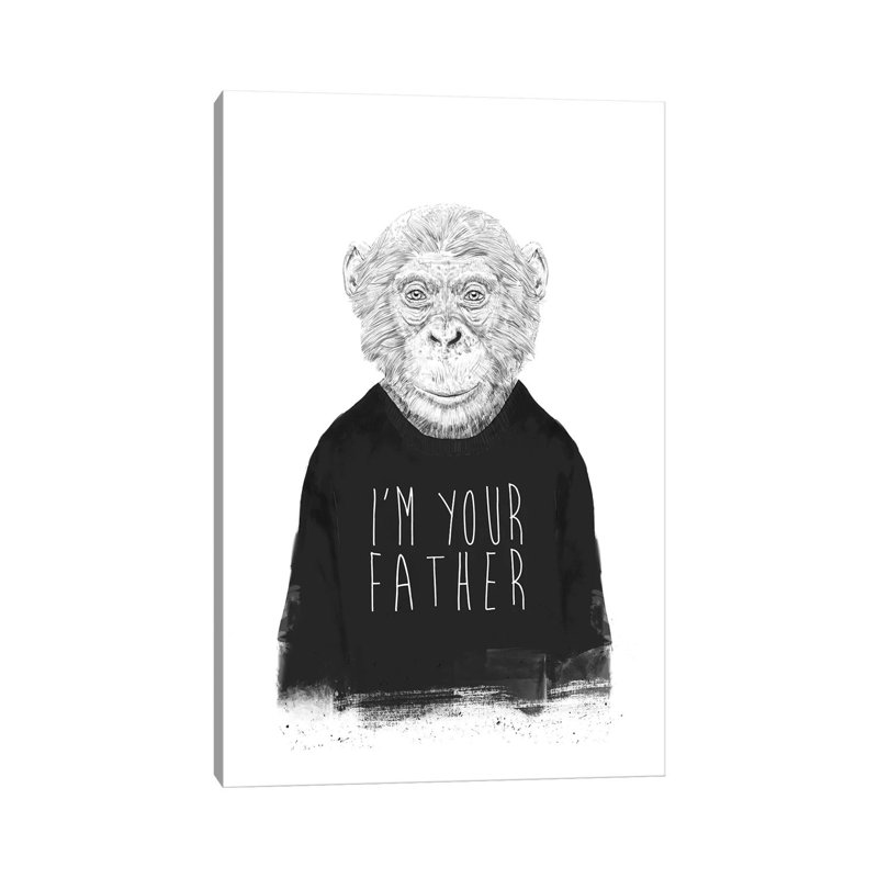I’m Your Father by Balazs Solti - Wrapped Canvas Gallery-Wrapped Canvas Giclée, 20.32 cm H x 30.48 cm W