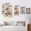 Aquarelle Iris fleur rose - décoration murale traditionnelle sur toile-71961732-71961784