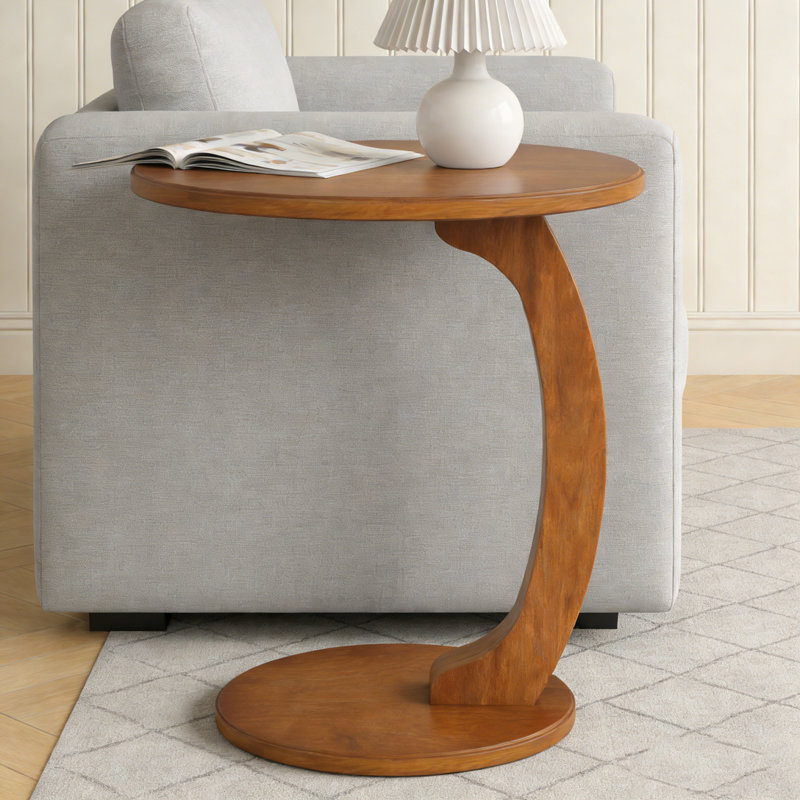 Table de bout pour canapé en C