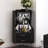 Wooden Corner Bar Cabinet With 2 Open Storage Shelves And 2 Drawers, Mirrored Back Sideboard Cabinet, High Feet/Legs For Easy Cleaning, Buffet Cabinet-354969104
